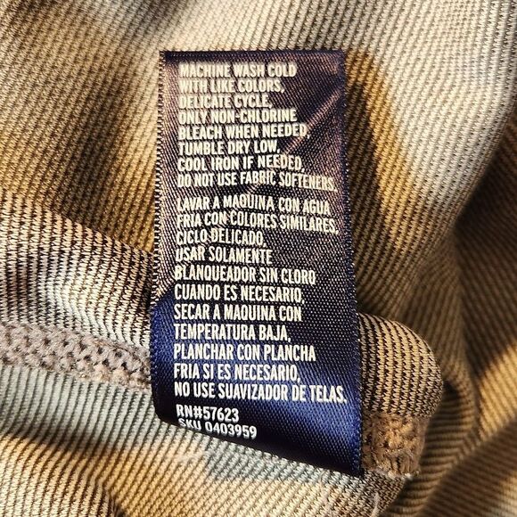 Vintage Bugle Boy Pullover Shirt Gray Long Sleeves Mens XL Polyester - Picture 5 of 9